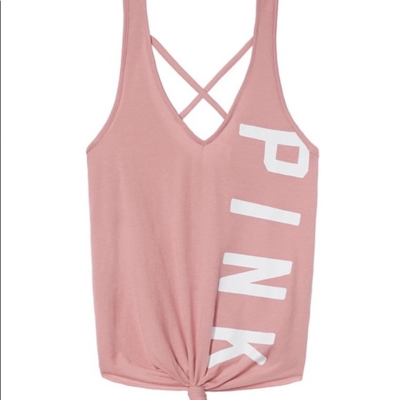 PINK Victoria's Secret Tops - VS Victoria Secret Pink Top Sz Medium Mauve Rose